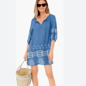 BNWT Tuckernuck TNuck Beach Swim French Anjuna  Blue Coverup Size XXL 🏖️